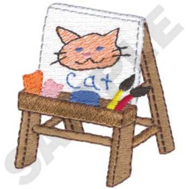 Picture of Easel Machine Embroidery Design