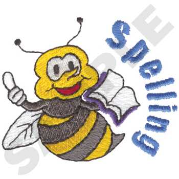 Spelling Bee Machine Embroidery Design