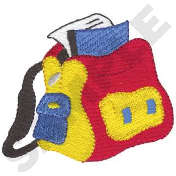 Backpack Machine Embroidery Design