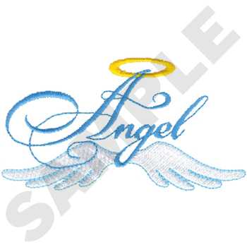 Angel Machine Embroidery Design