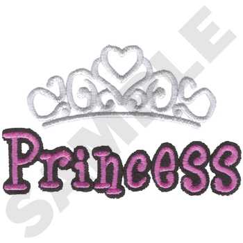 Princess Machine Embroidery Design