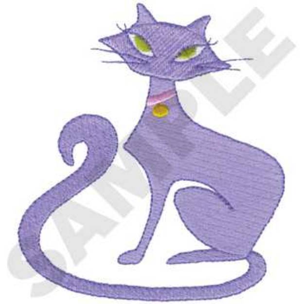 Picture of Fancy Feline Machine Embroidery Design