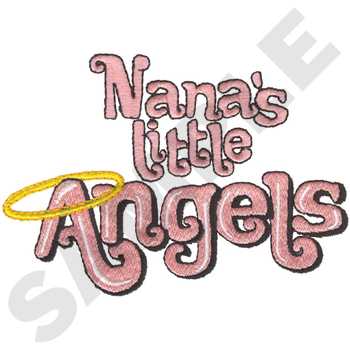 Nanas Angels Machine Embroidery Design