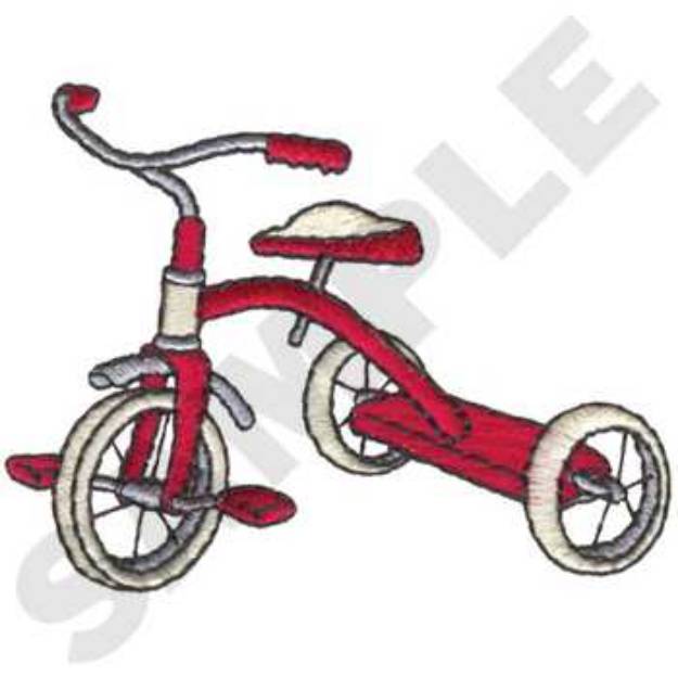 Picture of Trike Machine Embroidery Design