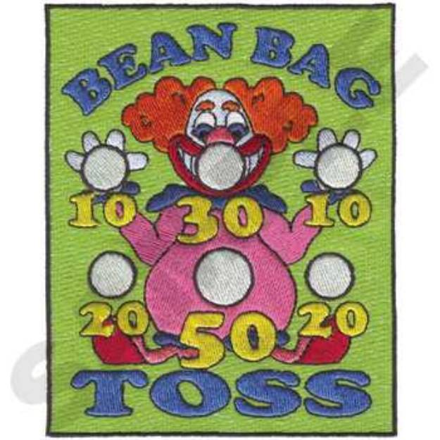 Picture of Bean Bag Game Machine Embroidery Design