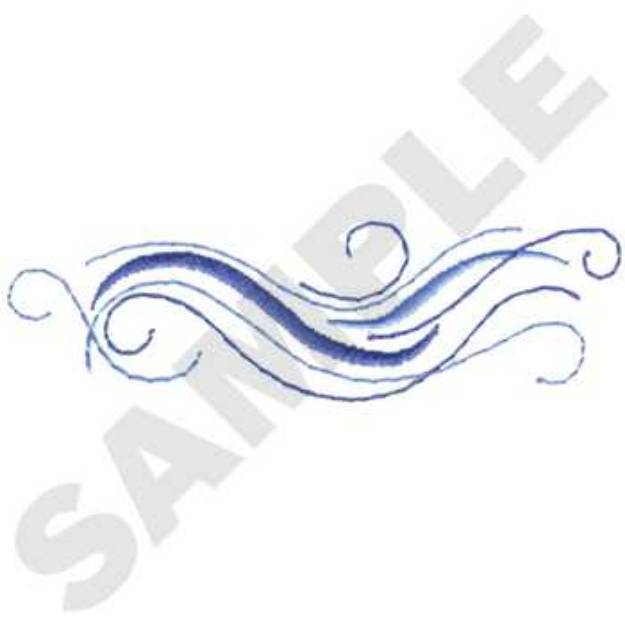 Picture of Water Accent Machine Embroidery Design