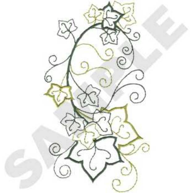 Picture of Ivy Machine Embroidery Design