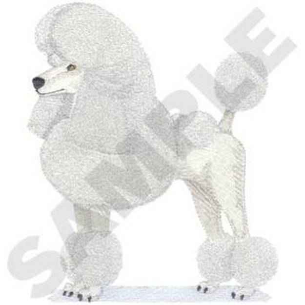 Picture of Show Poodle Machine Embroidery Design