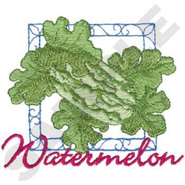 Picture of Watermelon Machine Embroidery Design