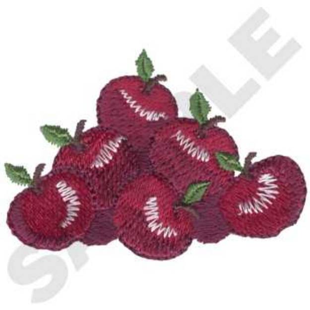 Picture of Apple Group Machine Embroidery Design
