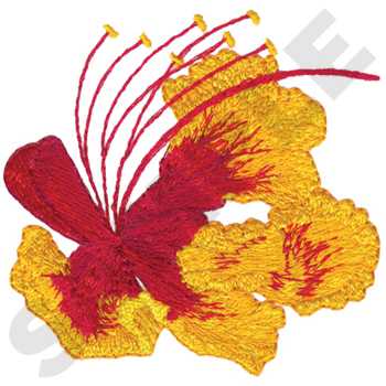 Mexican Bird Of Paradise Machine Embroidery Design