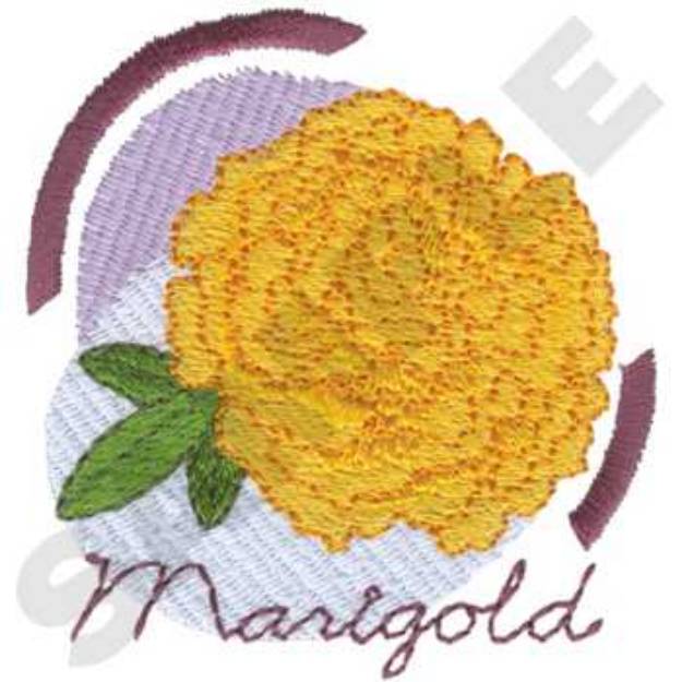 Picture of Marigold Machine Embroidery Design