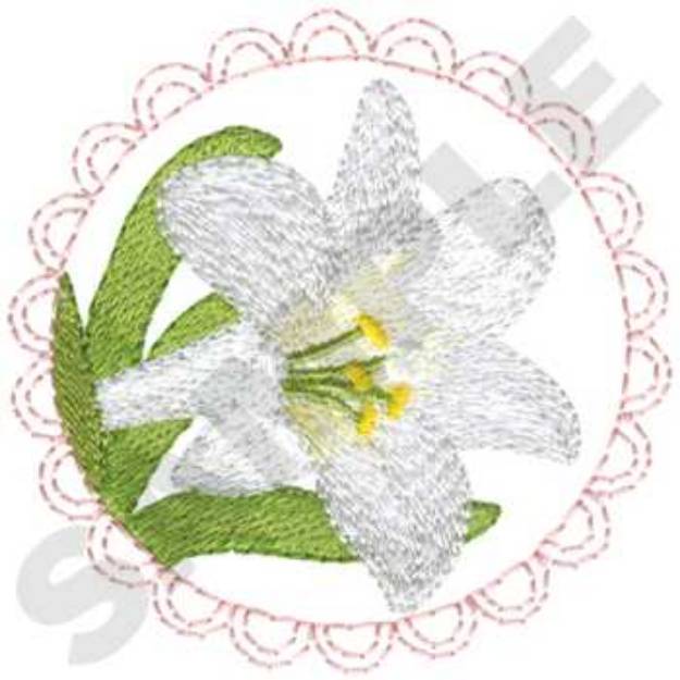 Picture of Lily Machine Embroidery Design