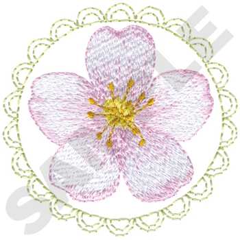 Cherry Blossom Machine Embroidery Design