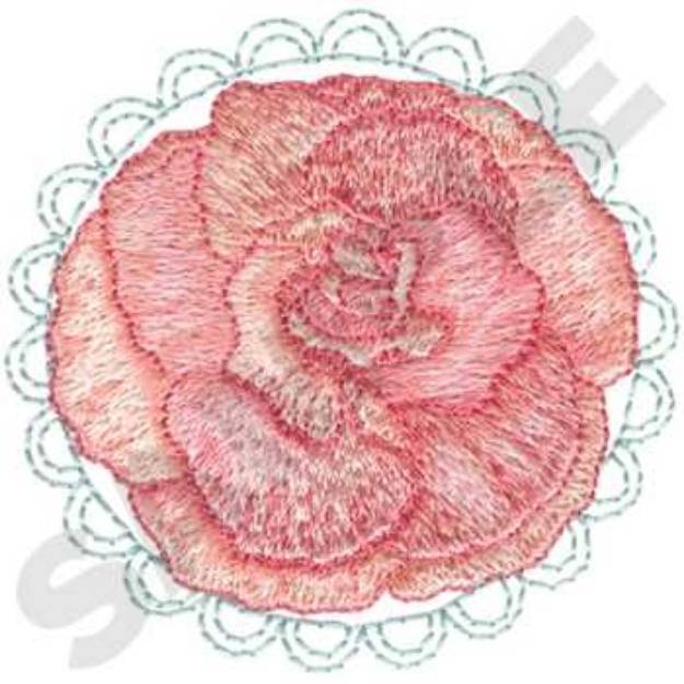 Picture of Begonia Machine Embroidery Design