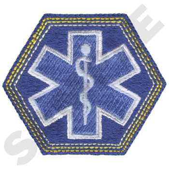 Star Of Life Machine Embroidery Design