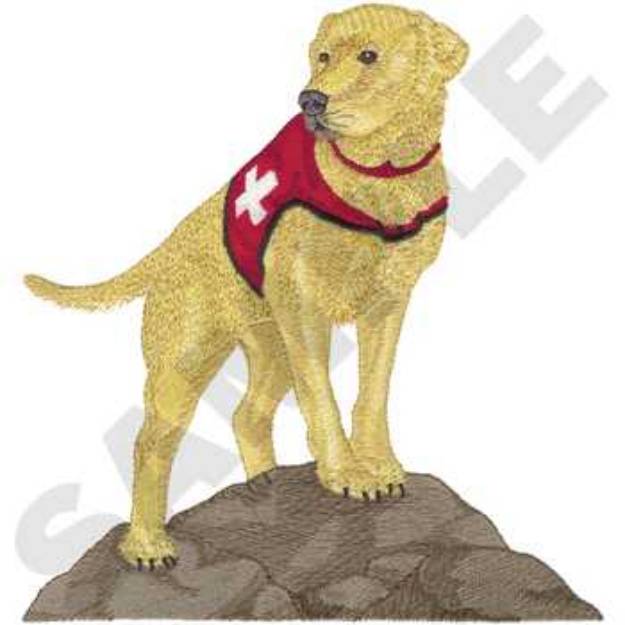 Picture of Search & Rescue Dog Machine Embroidery Design