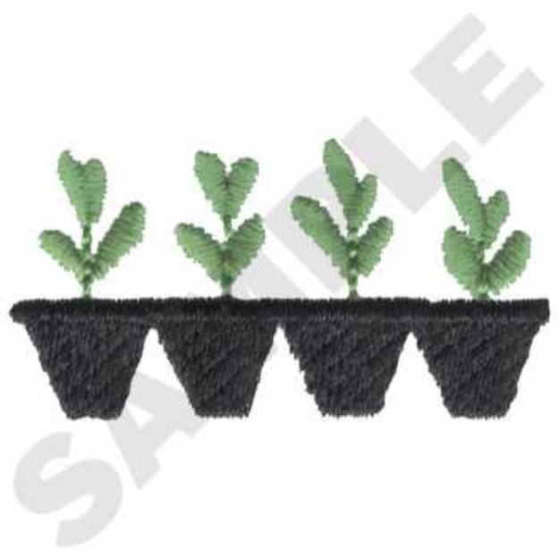 Picture of Bedding Plants Machine Embroidery Design