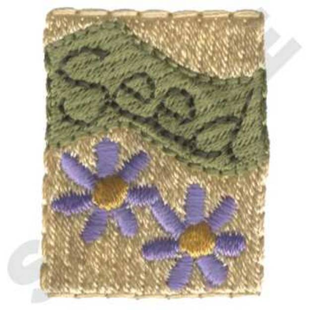 Picture of Flower Seeds Pack Machine Embroidery Design