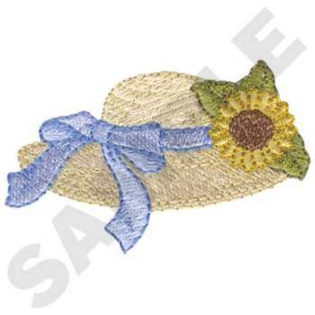 Picture of Garden Hat Machine Embroidery Design