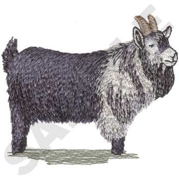Pygmy Goat Machine Embroidery Design