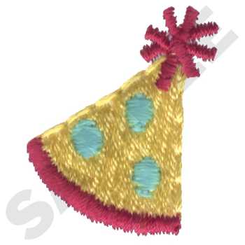 Birthday Hat Machine Embroidery Design