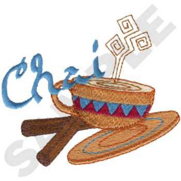 Picture of Chai Machine Embroidery Design