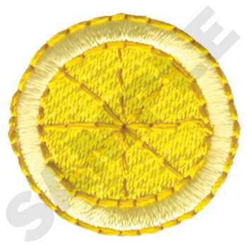Lemon Slice Machine Embroidery Design