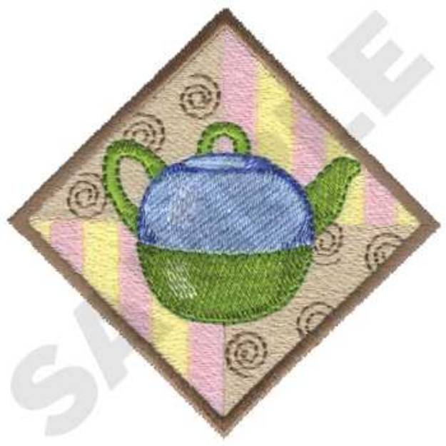 Picture of Tea For One Machine Embroidery Design