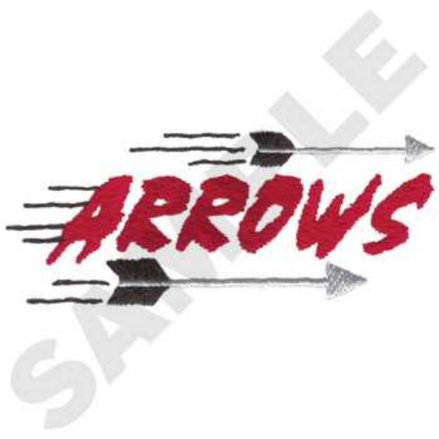 Picture of Arrows Machine Embroidery Design