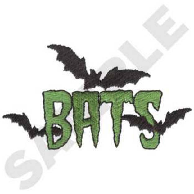 Picture of Bats Machine Embroidery Design
