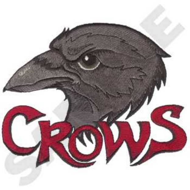 Picture of Crows Machine Embroidery Design