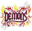 Picture of Demons Machine Embroidery Design