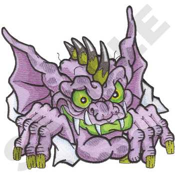 Monster Machine Embroidery Design