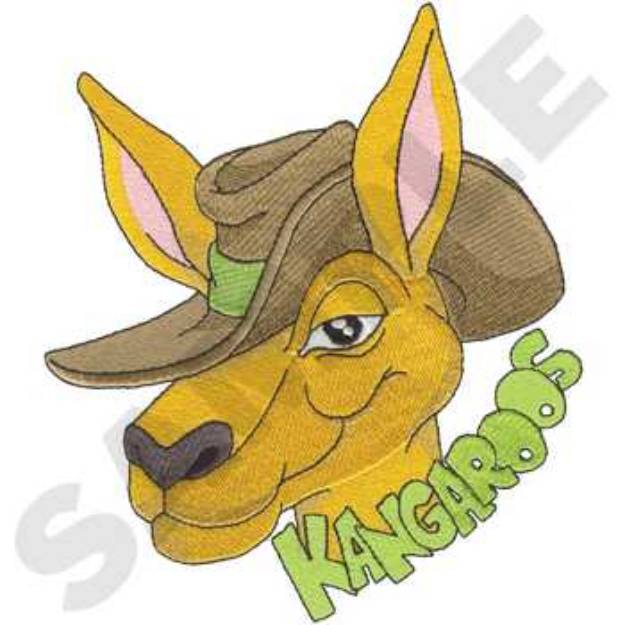 Picture of Kangaroos Machine Embroidery Design