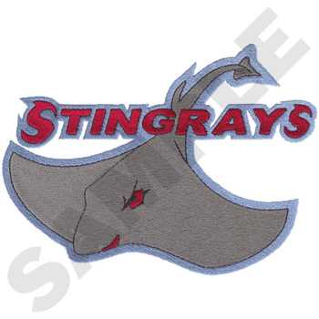 Stingrays Machine Embroidery Design