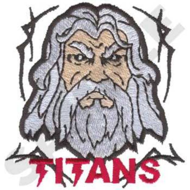 Picture of Titans Machine Embroidery Design