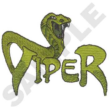 Viper Machine Embroidery Design