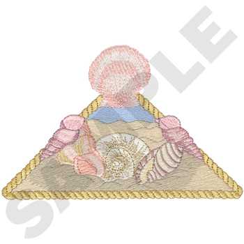Shells On The Beach Machine Embroidery Design
