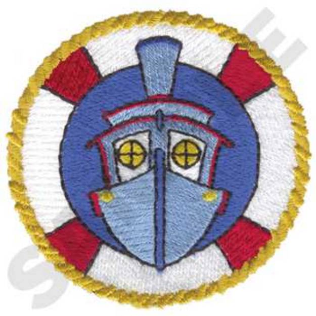 Picture of Ferry Boat Machine Embroidery Design