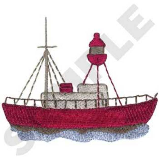 Picture of Lightship Machine Embroidery Design