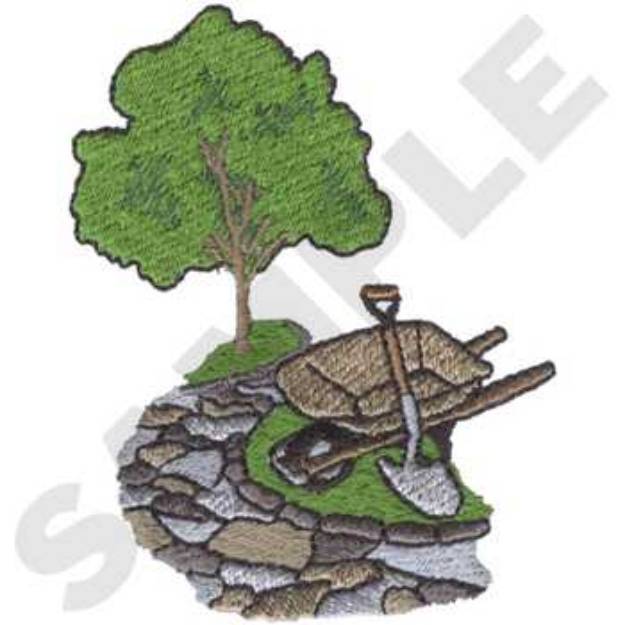 Picture of Landscaping Machine Embroidery Design