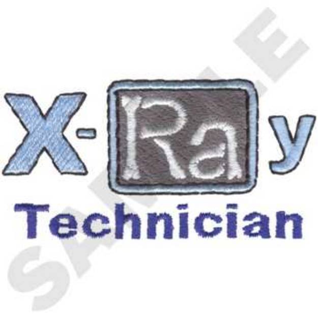 Picture of X-ray Technician Machine Embroidery Design