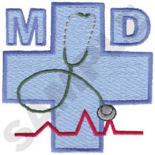 Picture of Doctor MD Machine Embroidery Design