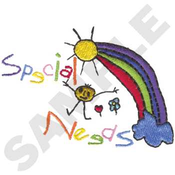Special Needs Machine Embroidery Design