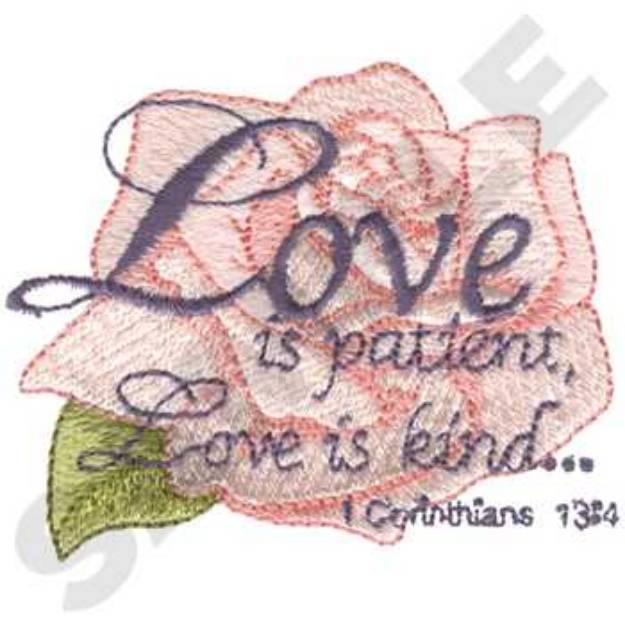 Picture of 1 Corinthians Machine Embroidery Design