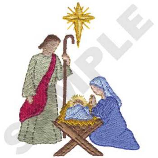 Picture of Nativity Machine Embroidery Design