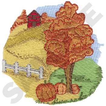 Autumn Season Machine Embroidery Design