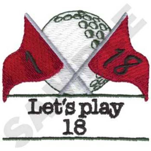Picture of Lets Play 18 Machine Embroidery Design