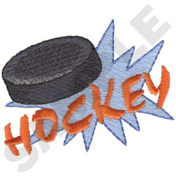 Hockey logo Machine Embroidery Design